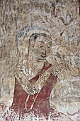 Bagan Myanmar. Paintings of the circumambulatory corridor of the Sulamani temple.